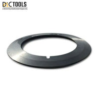 Couteaux de découpe circulaires personnalisés OEM, diamètre extérieur 50-400 mm, outils DIC, pour découpe de métal, papier, plastique, dureté HRC 55-68