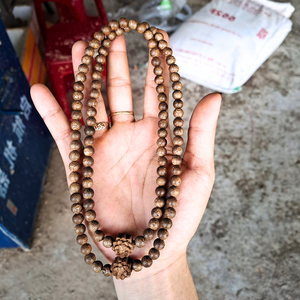 Calidad 100% Pure Yoga Agarwood Angel Pulseras religiosas con 108 cuentas Mimbre Artesanía Madera Hombres/Mujeres Hecho en Vietnam - Product Image 5