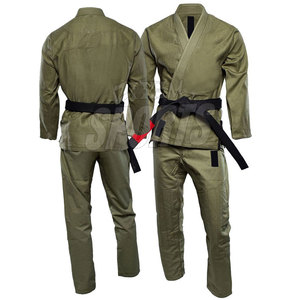 Trajes de Jiu Jitsu de manga larga de algodón de gran oferta servicio OEM trajes de Jiu Jitsu de artes marciales al por mayor - Product Image 2