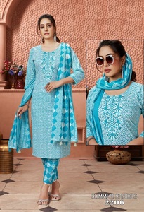 ชุดเคอร์ติสผ้าฝ้ายแท้พิมพ์ลาย - Product Image 3