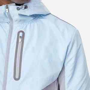 Chándal cortavientos impermeable para exteriores con estampado personalizado, ropa de entrenamiento transpirable de talla grande, diseño 2 en 1 informal para correr en otoño - Product Image 5