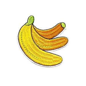 Écussons brodés de luxe en forme de banane, poire, pomme, pour vêtements d'enfants, sacs, jeans, draps, t-shirts, manteaux, badges, appliques, autocollants - Product Image 5