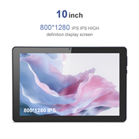 C idea Factory 10 pulgadas Tablet Android 12 Quad Core Pantalla LCD WIFI Tableta barata para adultos con teclado Stylus (verde)