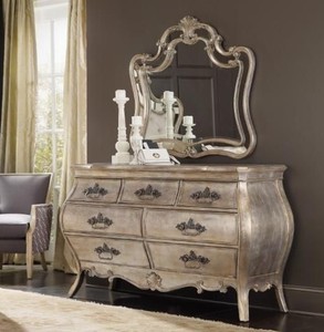 french antique <b>dressing</b> table bronze painted color for Bedroom Furniture Set - solid wood mahogany furniture indonesia - Product Image 3