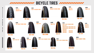Neumático para Bicicleta de Montaña KB107, 20, 24, 26 Pulgadas, Fuerte Tracción, Resistente, KUMATIRE Vietnam - Product Image 4