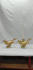 Sculpture de branche d'oiseau en aluminium argenté Bougeoir Accent décoratif en métal pour l'éclairage de table de bureau d'hôtel à domicile - Product Image 5