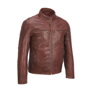 Veste coupe-vent pour homme, logo personnalisé, mode 2026, grande taille, coupe-vent, veste en cuir pour homme - Product Image 2