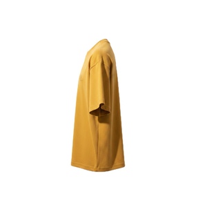 T-shirt décontracté pour femme, coupe classique, respirant, manches courtes, jaune soleil vif, mélange Spandex/Polyester - Product Image 3