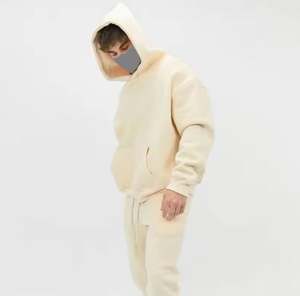 เซ็ตกางเกงเหงื่อและกางเกงวอร์มสำหรับวิ่งชุดวอร์มผ้าฝ้ายขนแกะชุดวอร์มและเซ็ทมีฮู้ด - Product Image 3