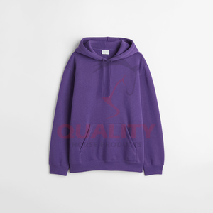 Pull à capuche thermique d'hiver décontracté pour hommes, 100% coton, polyester, polaire, logo personnalisé, broderie, style automne - Product Image 5