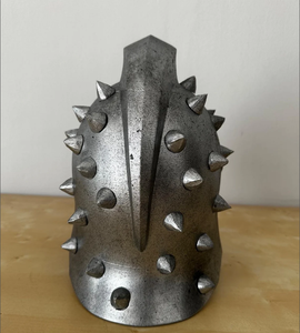 Juego de gladiador casco espartano soldado batalla traje Medieval Cosplay griego Sparta antiguo romano Corintio acero - Product Image 2