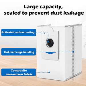 Filtro de Cepillo para Aspiradora Robótica <span class=keywords><strong>Ecovacs</strong></span> X2 X2 Omni Serie X5, Bolsa para Polvo de 2.5L de Gran Capacidad Reutilizable para el Hogar - Product Image 5