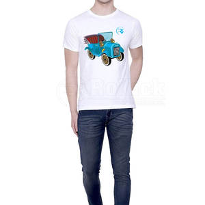 Camiseta Gráfica de Color Sólido, Manga Corta, Transpirable, para Hombre, Hecha en Pakistán 2026, Calidad Superior - Product Image 4