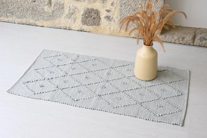 Petit tapis gris tapis tapis tapis de chambre tapis de salon tapis de couloir tapis de chambre tapis de chambre d'enfants tapis Boho tapis de chevet - Product Image 3