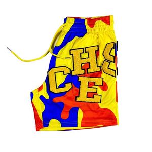 Shorts décontractés pour hommes en coton French Terry avec broderie en chenille, design sportif d'été, service OEM - Product Image 3