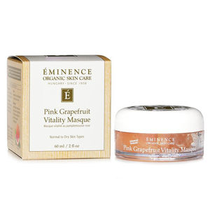 EMINENCE Masque Crème Bio Vitalité Pamplemousse Rose pour Peaux Normales à Sèches, Raffermissant Anti-Âge pour Peaux Sensibles - Product Image 1
