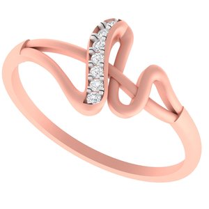 Anillo de compromiso de diamante chapado en oro de 18 quilates certificado por IGI Diseño de aniversario de boda de alta calidad más vendido diseñado para siempre - Product Image 1