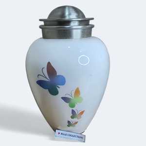Urna Funeraria Decorativa MAZZ COLLECTIONS de Alta Calidad, Ecológica y Duradera, con Diseño de Alas de Serenidad para Adultos, Diseño Elegante para Homenajear - Product Image 1