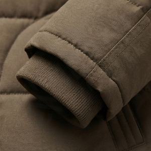 Veste parka d'hiver pour homme, nouvelle arrivée, imperméable, réversible, longue, rembourrée, en duvet, chaude, à capuche, pour les sports de plein air, thermique - Product Image 6