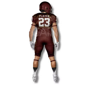 Conjuntos de Uniformes de Fútbol Americano Transpirables y Cómodos de Talla Grande con Mangas Cortas - Precio al por Mayor - Product Image 5