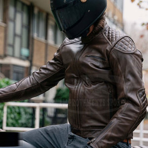 Precio barato Superventas Chaqueta de cuero de la motocicleta Cremallera transpirable Chaquetas de cuero de la motocicleta - Product Image 2