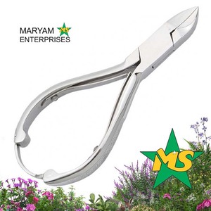 Empujador de cutículas de hoja curva, material de acero, cortador encarnado, pinzas para uñas con mango impreso, barril de dedos, pinzas para lágrimas de mezclilla de primavera - Product Image 2