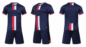 Nouveau modèle, impression numérique personnalisée, logo personnalisé, 100% polyester, séchage rapide, respirant, uniforme de football/vêtements de sport pour hommes - Product Image 6