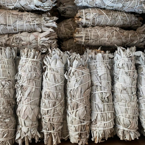 Factory Priced White <b>Sage</b> <b>Smudge</b> <b>Sticks</b> for Aromatic Purifying Ethical Healing Spiritual Cleansing Rituals Turkish Aromatherapy - Product Image 1
