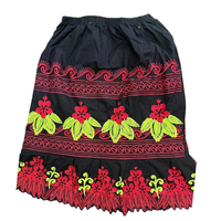 Jupe hawaïenne d'été pour femme, motif floral tropical, tenue décontractée pour les vacances à la plage, taille élastique, légère, design imprimé personnalisé