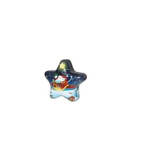 Caja de Hojalata con Forma de Estrella para Galletas y Dulces, Envase de Regalo con Logotipo Personalizado para Festivales - Product Image 4