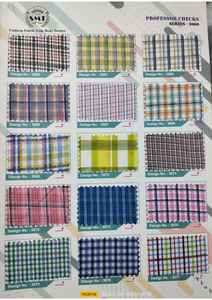 ชุดตรวจสอบเส้นด้ายย้อมสีคุณภาพสูงวัสดุโพลีเอสเตอร์/ ผ้าฝ้ายสำหรับโรงเรียนเสื้อทอเทคนิคสำหรับเด็กชายและเด็กหญิง - Product Image 2