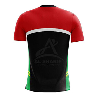 Maillot de Football unisexe personnalisable de qualité supérieure adultes 100% Polyester respirant tissu anti-transpiration Logo imprimé Style supérieur - Product Image 2