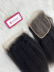 วิกผม2023ตรงแบบเรมี่แท้สีดำใสสำหรับผม100% ยาว5 ''-5'' - Product Image 5