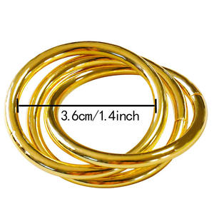 Juego de 2 Anillos para Servilletas de Acero Inoxidable de Alta Calidad, Estilo Clásico, Adecuado para Eventos Festivos y Formales - Product Image 3