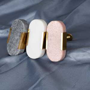 Poignée de tiroir élégante de couleur blanche, quincaillerie décorative pour meubles, design minimaliste moderne, vente en gros - Product Image 4