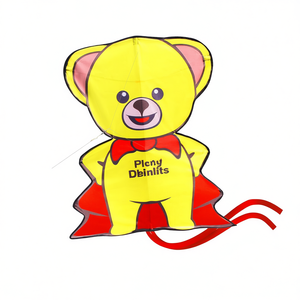 Bdt Cometa de una línea con diseño de oso, línea de 30m, 70x74cm, juguetes para exteriores - Product Image 2