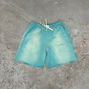 Pantalones cortos vintage lavados con ácido de verano personalizados 2025, ropa de calle, entrenamiento, correr, algodón, pantalones cortos para hombre - Product Image 6