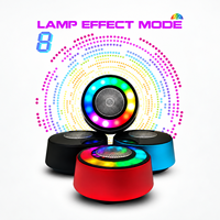 Speaker Bluetooth 5.3 Portabel Huayang OP-03 5W Lampu RGB TWS FM TF Tipe C Mini Nirkabel Berbahan Logam Isi Ulang