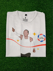 เสื้อยืดลำลองใส่ได้ทั้งชายและหญิงออกแบบลาย100% ผ้าฝ้ายออร์แกนิกน้ำหนัก200กรัมพร้อมลวดลายโพลีเอสเตอร์/ ผ้าฝ้าย - Product Image 2