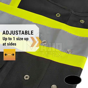 Chaleco de Seguridad de Malla de Alta Visibilidad, Ligero y Ajustable, Reflectante para Trabajo Nocturno, Trabajos en Carretera y Ciclismo - Product Image 5