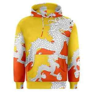 Sudadera con capucha con estampado bordado personalizado de alta calidad para hombre, sudaderas con capucha y sudaderas de hombre en blanco de gran tamaño French Terry - Product Image 3