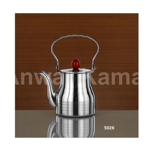 Pot de service thé et café en acier inoxydable argenté martelé de haute qualité avec poignée théière Design moderne pour décor de Table de cuisine - Product Image 5