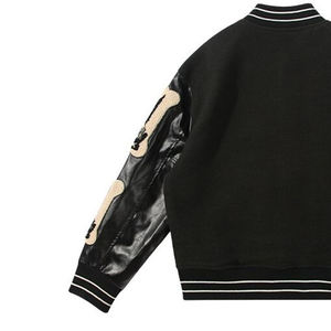 High Quality Custom Body Leather Sleeves Varsity Jacket <b>Men</b> Baseball Varsity Jacket <b>Men</b> Jackets and Coat - Product Image 2