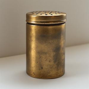 Molinillo de sal y pimienta artesanal de acero inoxidable con base de madera artesanal hecho a mano diseñado para comedor decorativo - Product Image 3