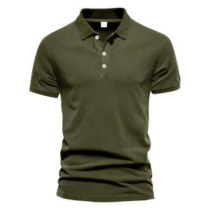 Grossiste en vêtements de sport pour hommes, t-shirt décontracté en tricot 100% coton, à séchage rapide, manches courtes, golf, design personnalisé - Product Image 3