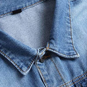 Veste en jean d'hiver durable et légère pour hommes avec un design durable adapté à une tenue décontractée donnant une apparence intelligente et élégante - Product Image 3