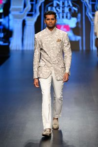 NEW---LATEST--MEN--INDO--WESTERN DRESS WITH BEAUTIFUL FABRIC DESIGN for Party/WEDDING Dress @ 2022 - Product Image 2