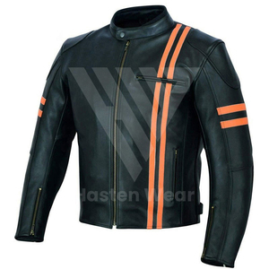 Chaqueta de Motociclista de Alto Rendimiento con Cremallera Completa para Hombre y Chaqueta de Motociclista de Marca Privada de Ajuste Delgado y Cómodo para Hombre - Product Image 2
