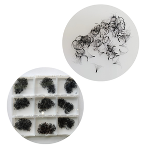 Extensiones de Pestañas de Volumen Completo CC de Longitud Mixta, Fáciles de Mezclar, en Bandeja de Gran Suministro, de Fabricante Vietnamita, 14D Premade Fans - Product Image 5