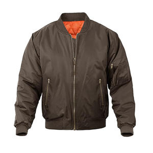 Veste d'hiver sur mesure pour homme, nouvelle collection, imperméable, coupe-vent, style camionneur, bomber avec fermeture éclair réversible - Product Image 1